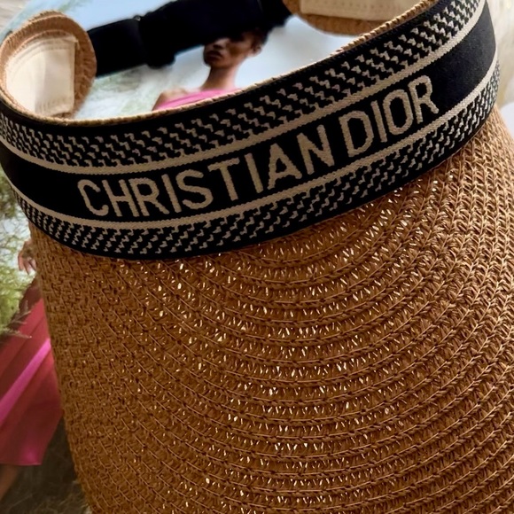 ☀️ New Lux Straw Sun Visor Hat - Picture 3 of 6